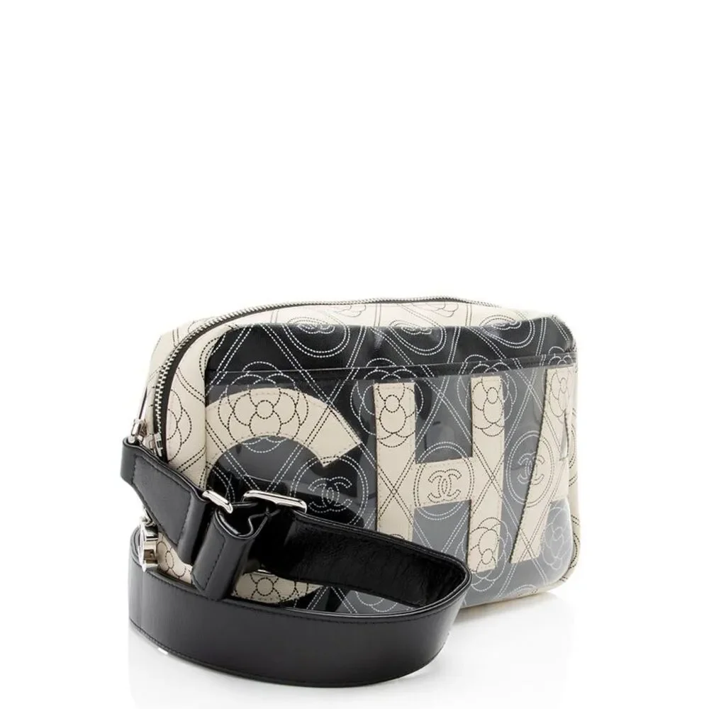 Chanel Coated Canvas Camellia Camera Bag - Picture 2 of 15